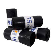 שקית אשפה שחורה 75x90 ס"מ - גליל 25 יח'
